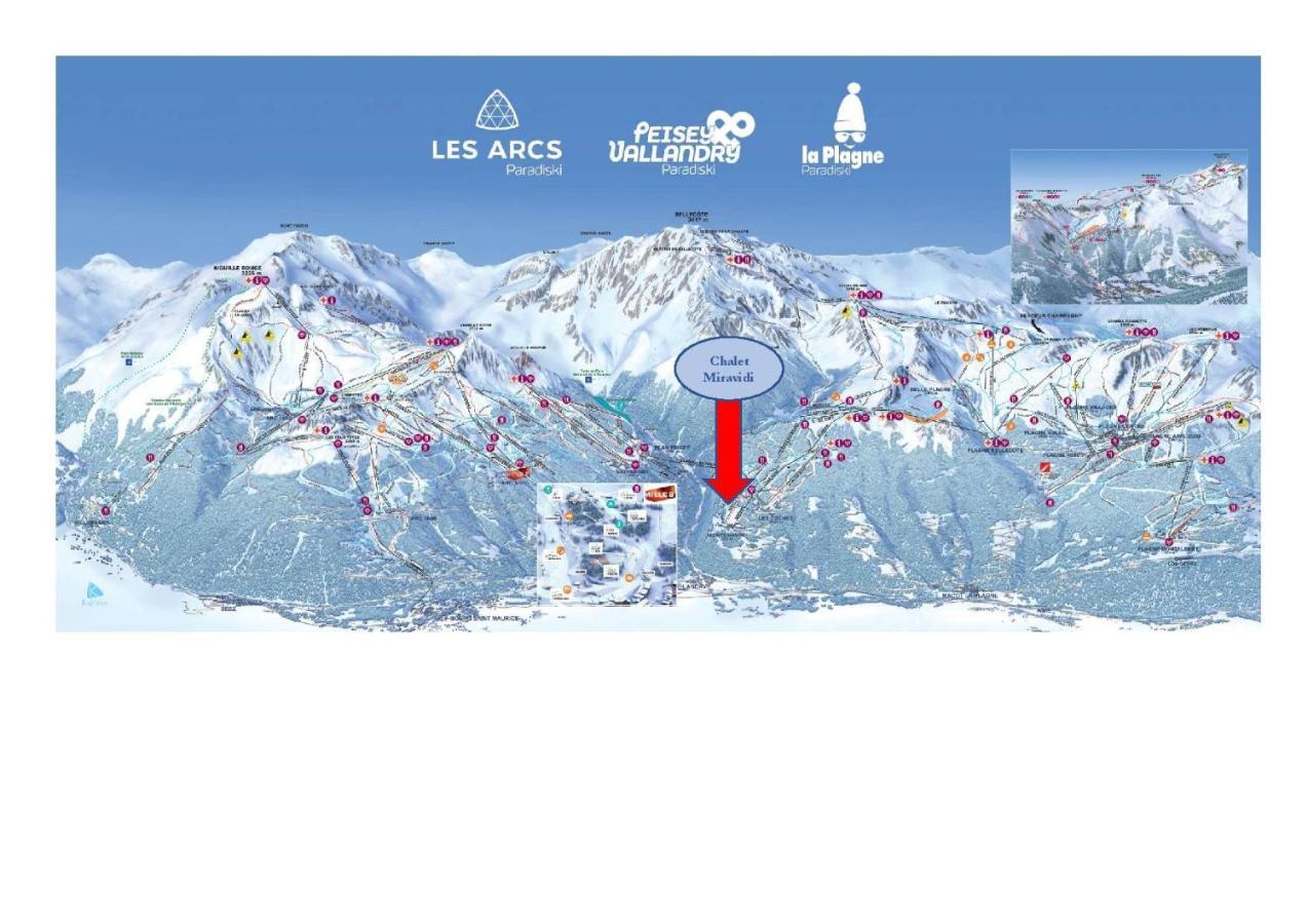 Chalet Miravidi, Montchavin-La Plagne, Jacuzzi & Sauna Екстериор снимка