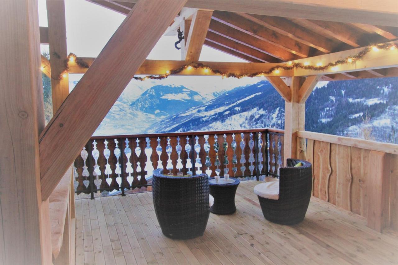 Chalet Miravidi, Montchavin-La Plagne, Jacuzzi & Sauna Екстериор снимка