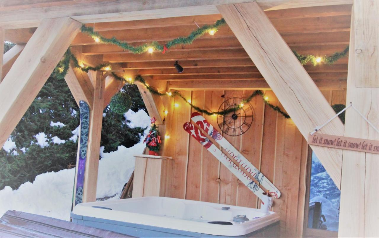 Chalet Miravidi, Montchavin-La Plagne, Jacuzzi & Sauna Екстериор снимка