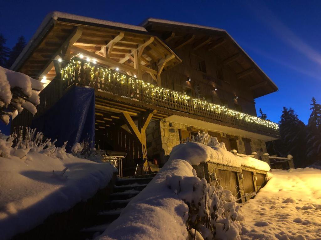 Chalet Miravidi, Montchavin-La Plagne, Jacuzzi & Sauna Екстериор снимка