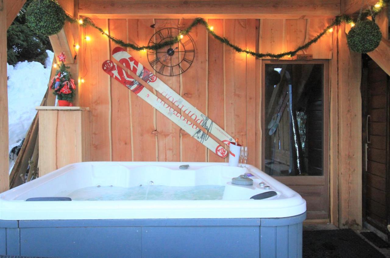 Chalet Miravidi, Montchavin-La Plagne, Jacuzzi & Sauna Екстериор снимка