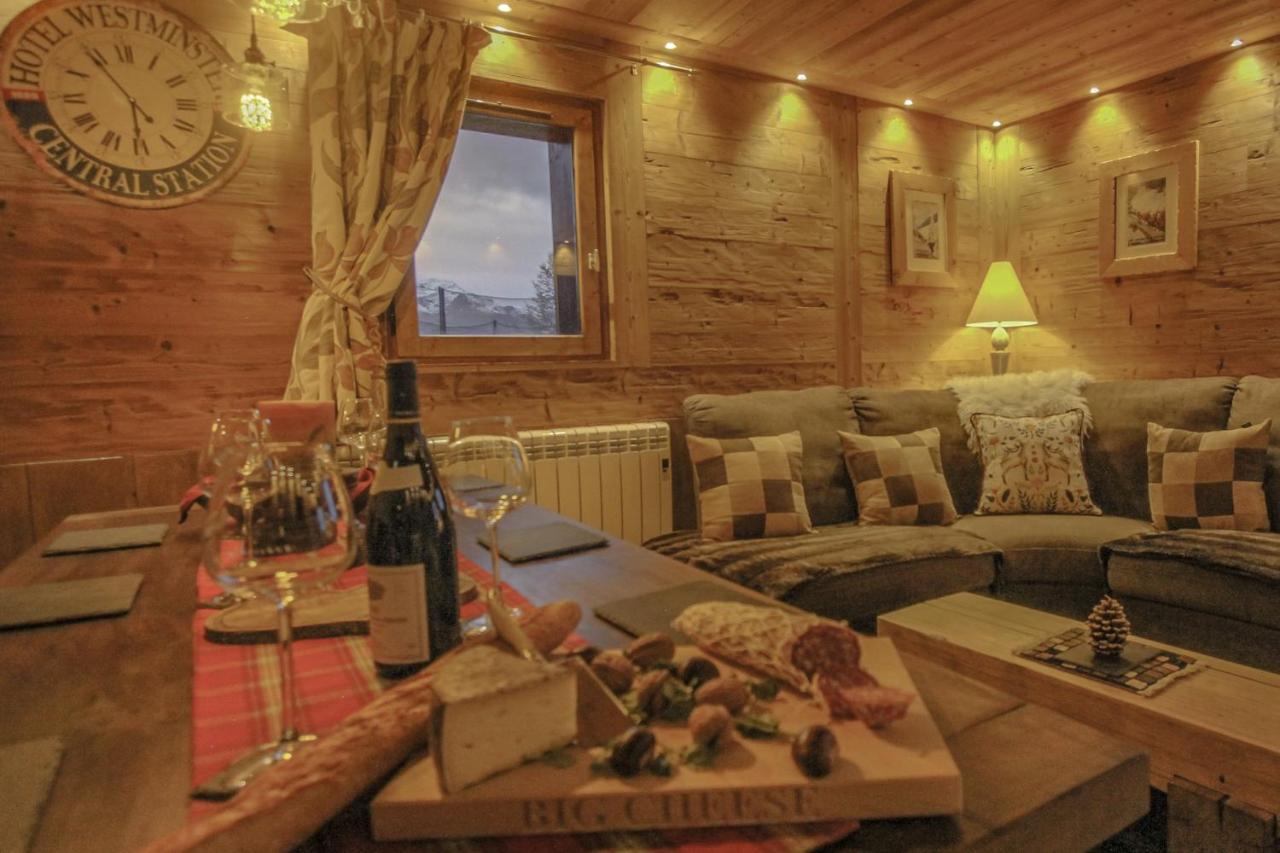 Chalet Miravidi, Montchavin-La Plagne, Jacuzzi & Sauna Екстериор снимка