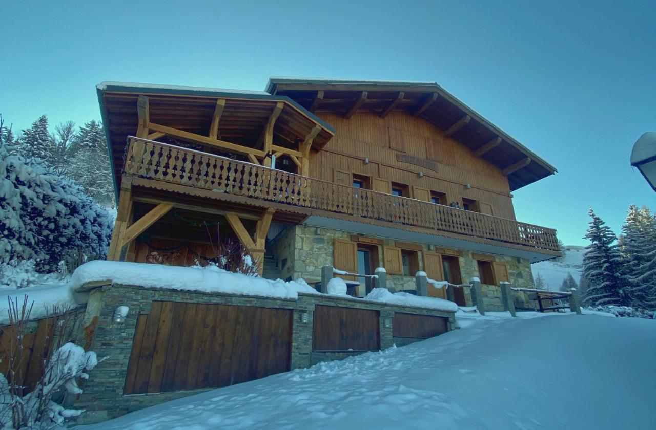 Chalet Miravidi, Montchavin-La Plagne, Jacuzzi & Sauna Екстериор снимка